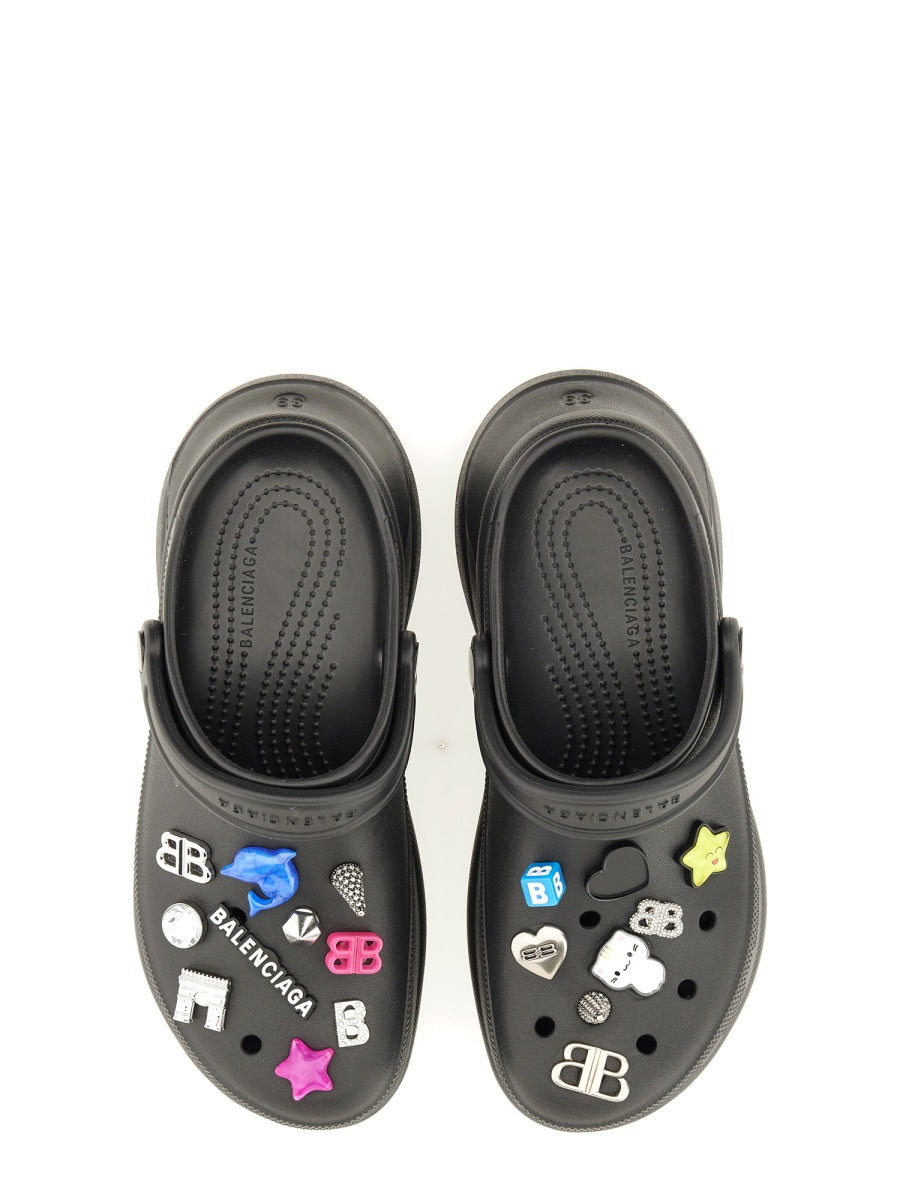 Balenciaga Women "Crocs Jibbitz" Sabot BALENCIAGA