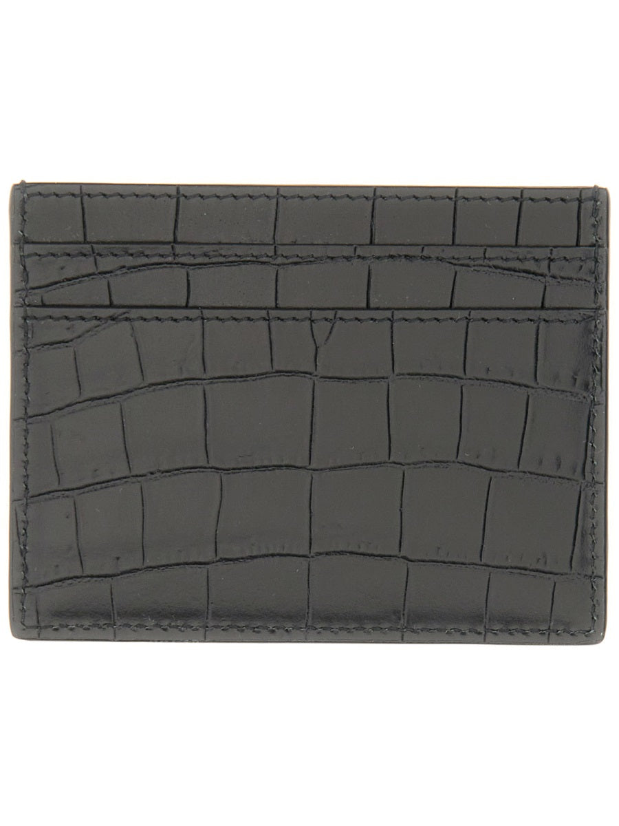 Saint Laurent Men Portacarte In Pelle SAINT LAURENT