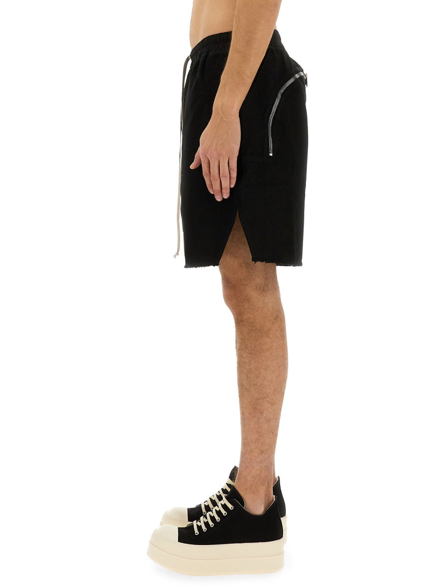 Rick Owens Drkshdw Men Zippered Boxer Shorts RICK OWENS