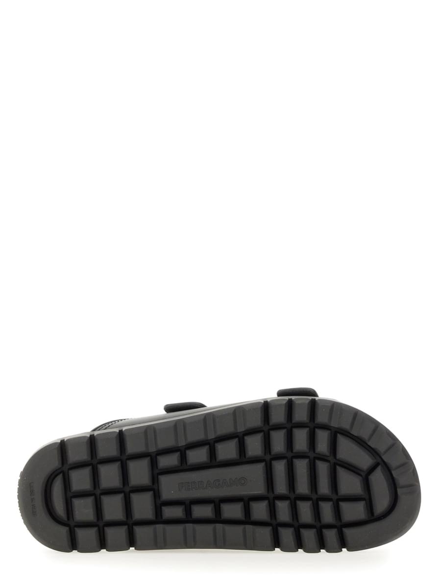 Ferragamo Men Double-Strap Sandal FERRAGAMO