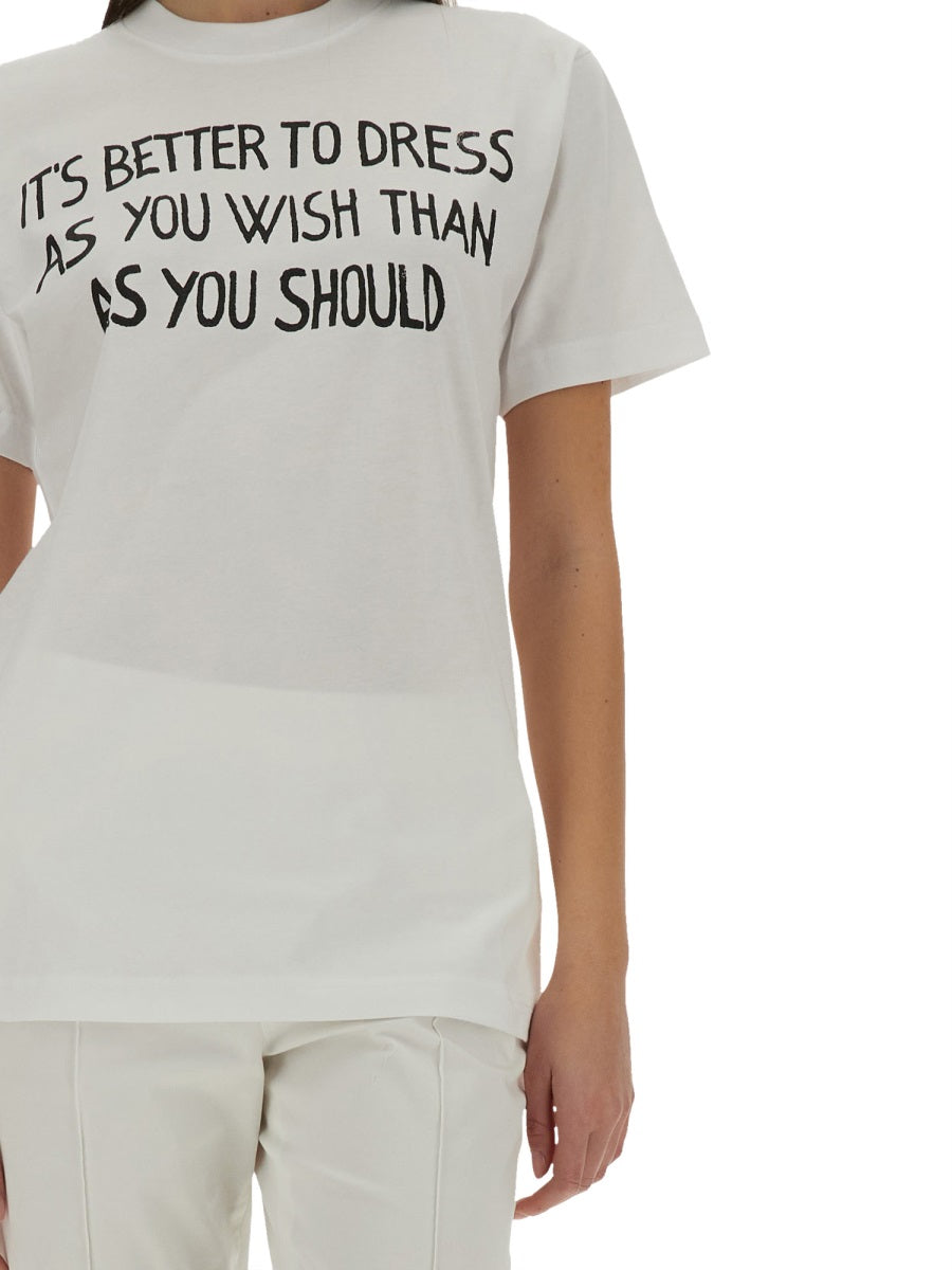 Moschino Women T-Shirt With Print MOSCHINO