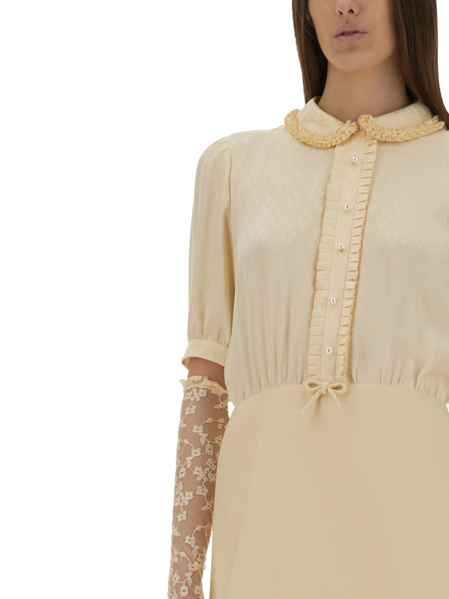 Valentino Women Crepe Couture Short Dress VALENTINO