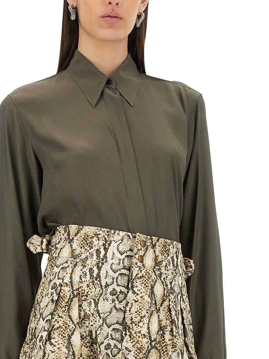 Dries Van Noten Women Silk Blend Satin Shirt DRIES VAN NOTEN