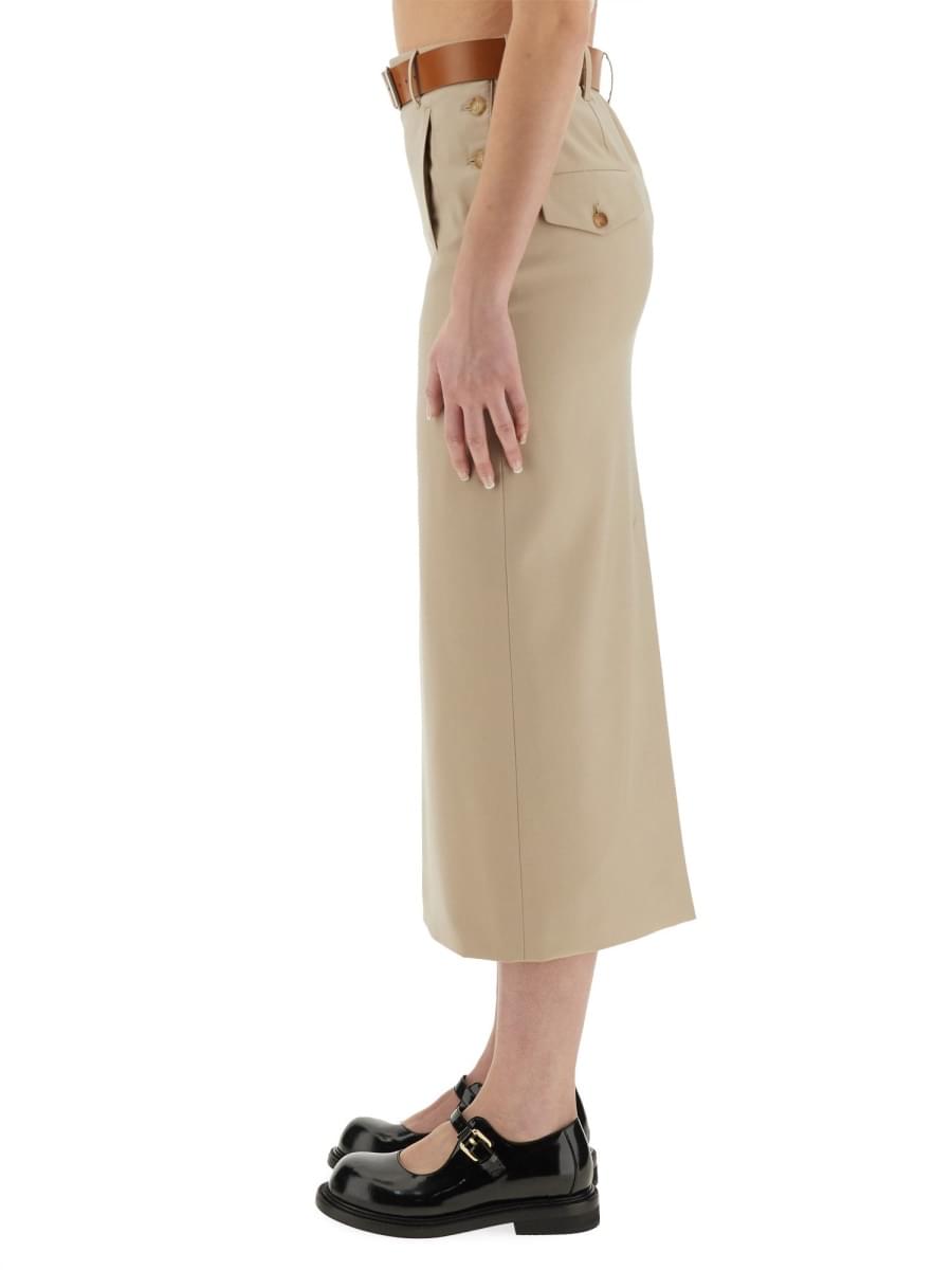 Moschino Women "Tailored Twist" Long Skirt MOSCHINO