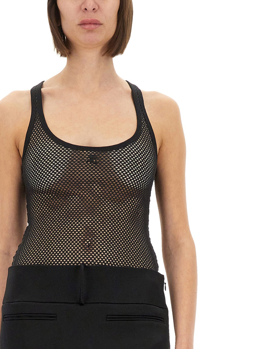 Courreges Women Mesh Tank Top COURREGES