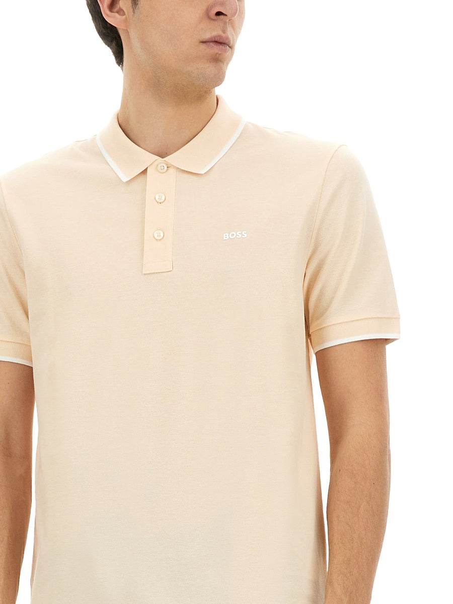 Boss Men Cotton Polo BOSS