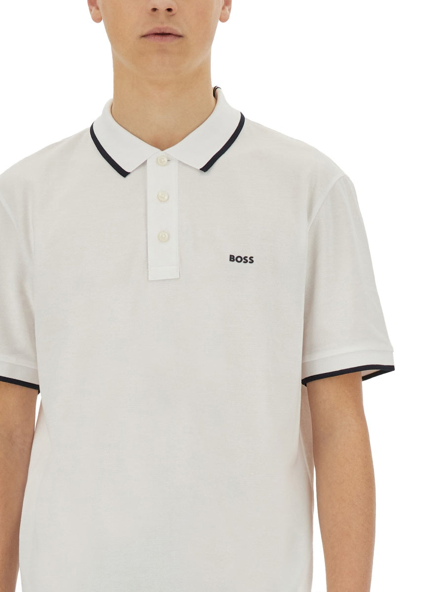Boss Men Polo In Cotone BOSS