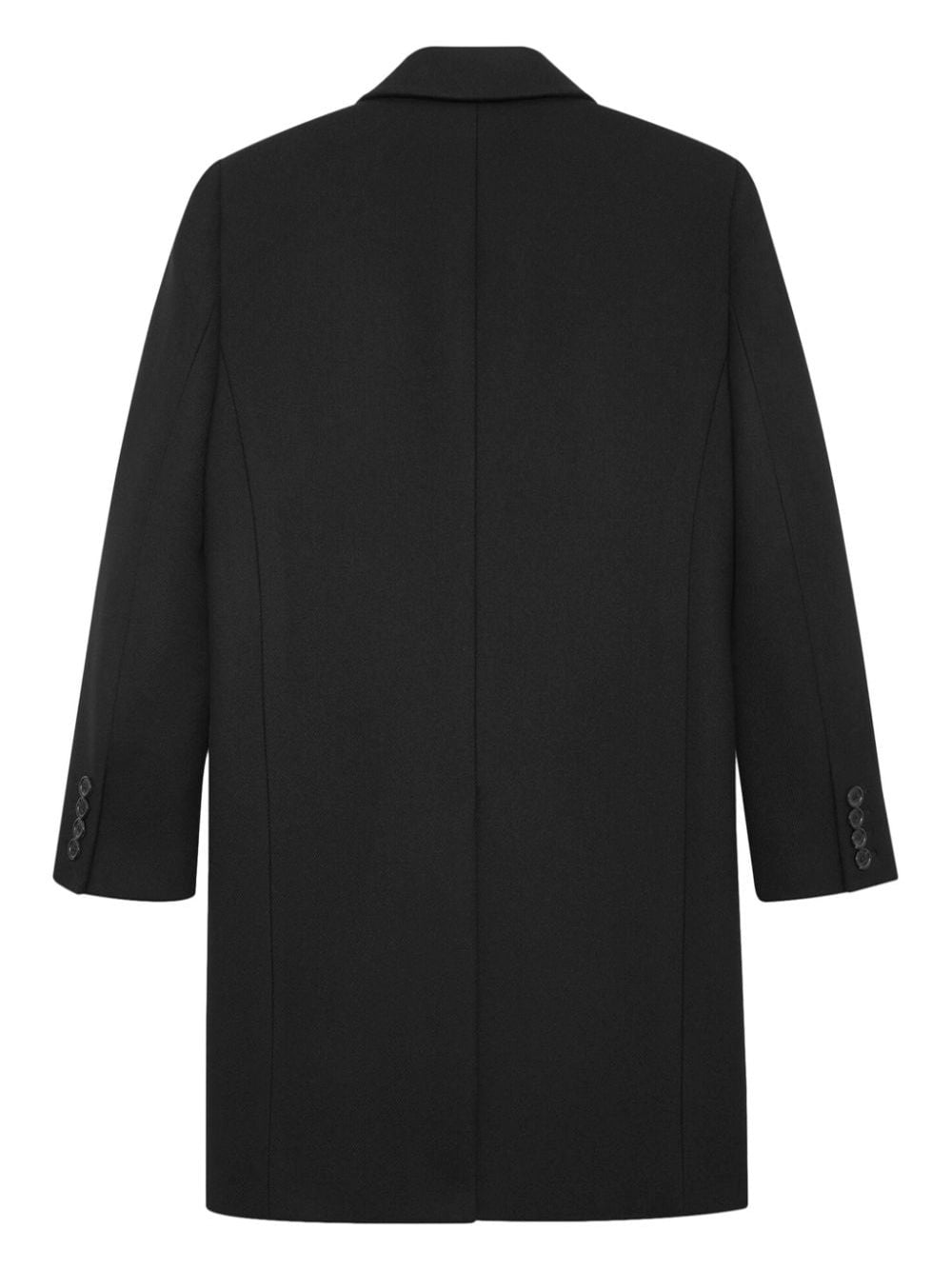 Saint Laurent Men Cappotto Doppiopetto In Lana SAINT LAURENT