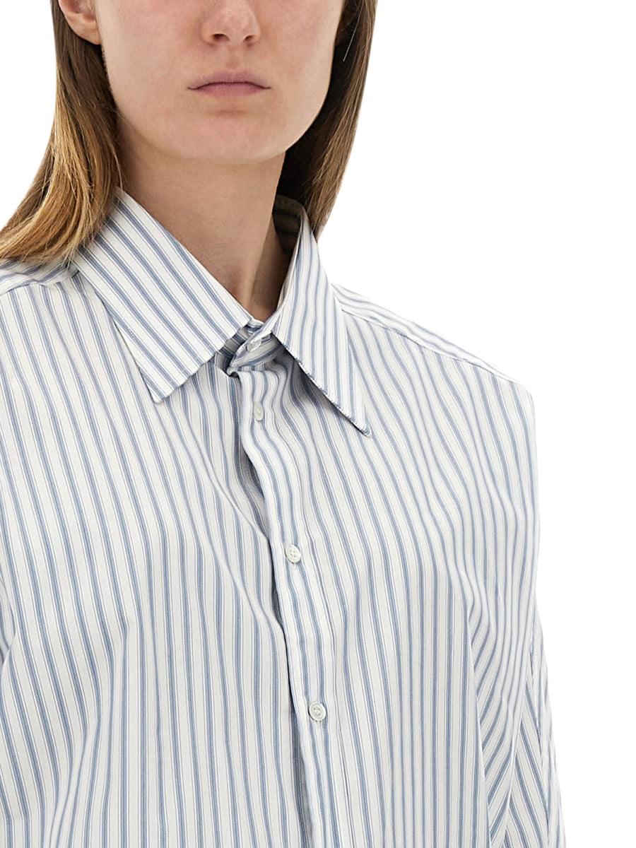Maison Margiela Women Striped Cotton Shirt MAISON MARGIELA