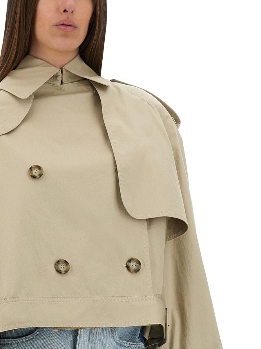 Stella Mccartney Women Short Trench Coat With Belt STELLA MCCARTNEY