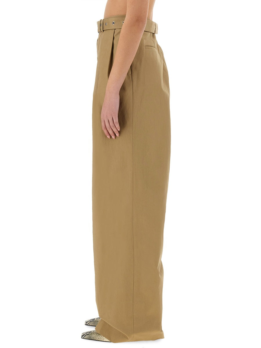 Dries Van Noten Women Wide-Leg Pants With Belt DRIES VAN NOTEN