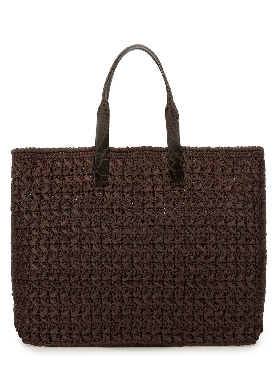 Dolce & Gabbana Men Woven Mesh Shopping Bag DOLCE & GABBANA