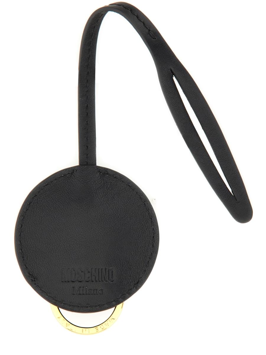 Moschino Women Leather Keychain MOSCHINO