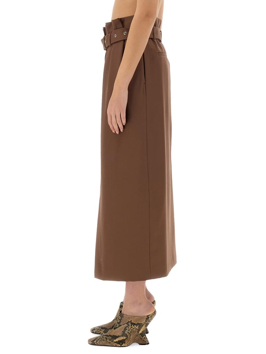 Dries Van Noten Women Wool Skirt With Belt DRIES VAN NOTEN