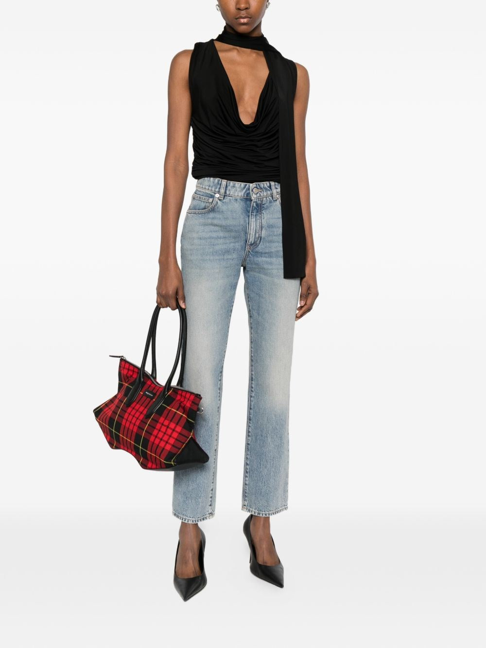 Mcqueen Women Straight-Leg Jeans ALEXANDER MCQUEEN