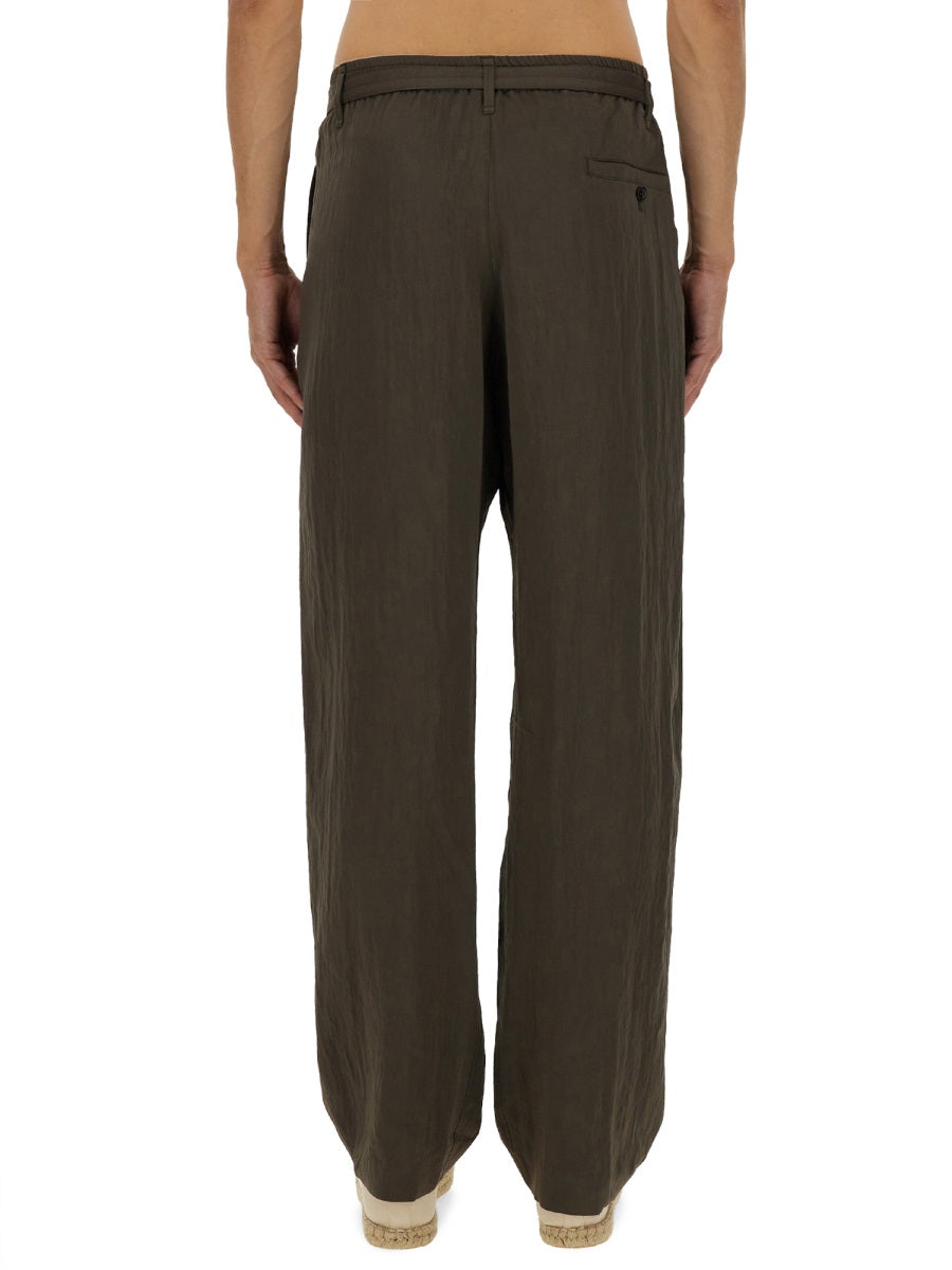 Lemaire Men Relaxed Pants With Belt LEMAIRE