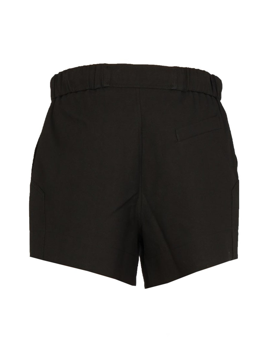Ganni Women Shorts With Ruffled Elastic GANNI