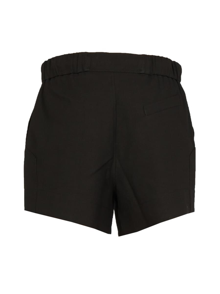 Ganni Women Shorts With Ruffled Elastic GANNI