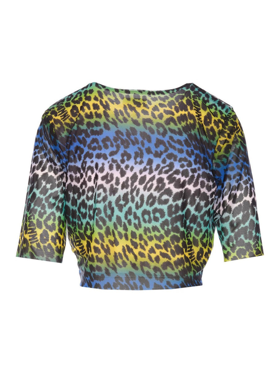 Ganni Women Top Animalier GANNI