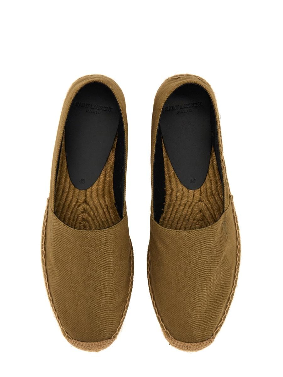 Saint Laurent Men Cotton Gabardine Espadrille SAINT LAURENT