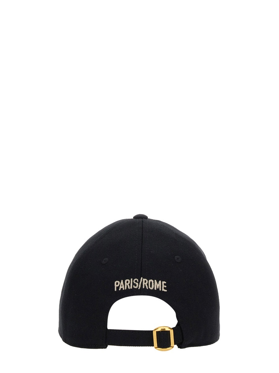 Valentino Garavani Men "Chez Valentine" Baseball Hat VALENTINO GARAVANI