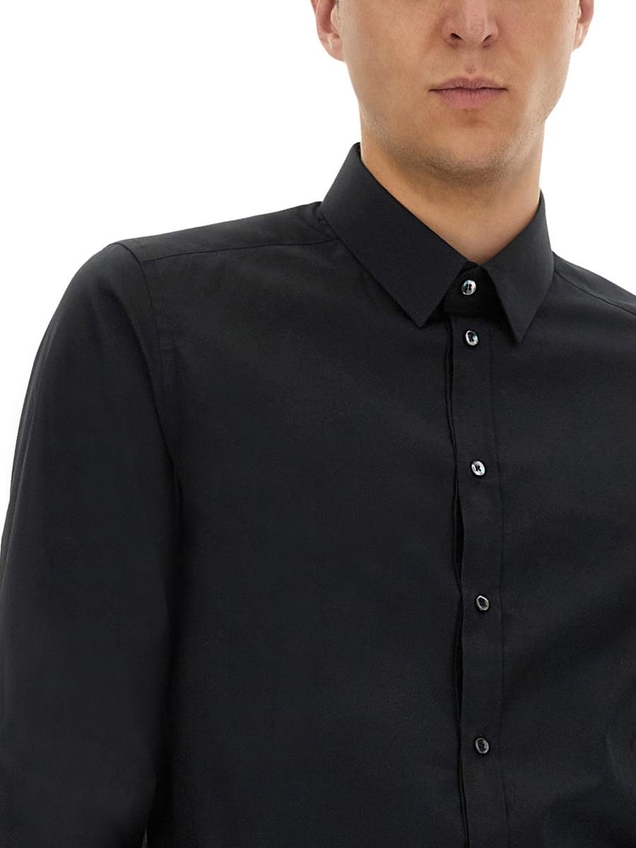 Dolce & Gabbana Men Gold Fit Cotton Shirt DOLCE & GABBANA