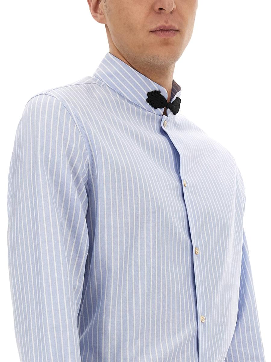 Valentino Men Cotton Oxford Shirt With Toggle VALENTINO