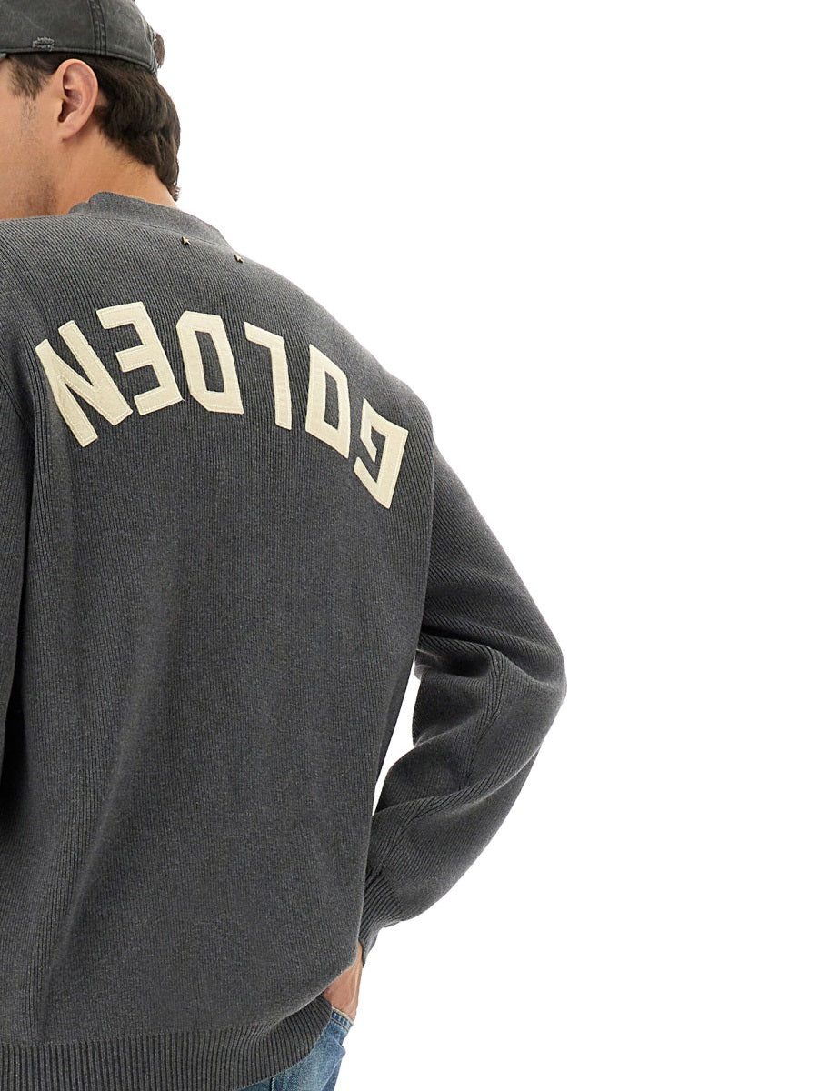 Golden Goose Men Logo Lapel Cardigan GOLDEN GOOSE