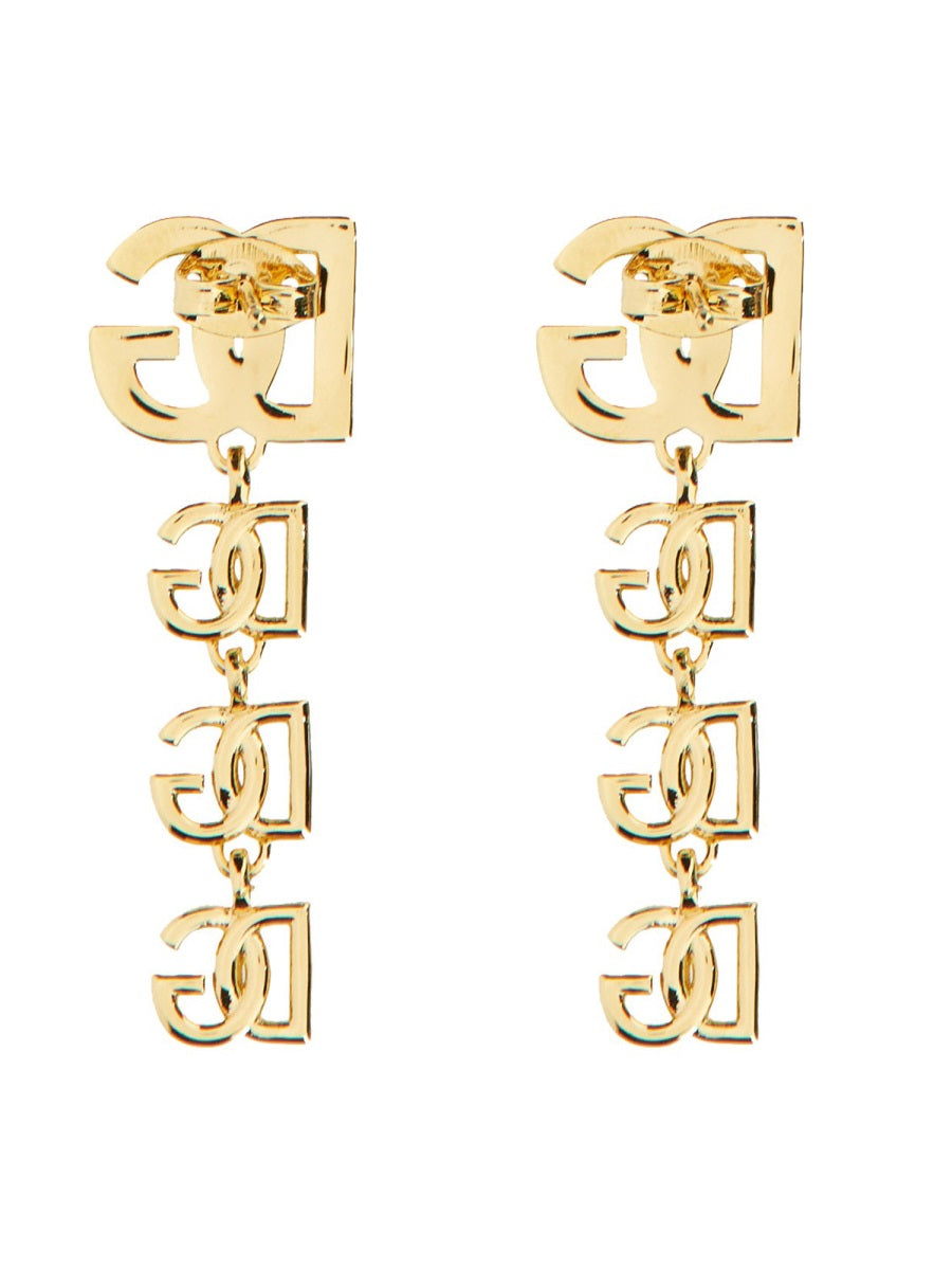Dolce & Gabbana Women Dg Logo Long Earrings DOLCE & GABBANA