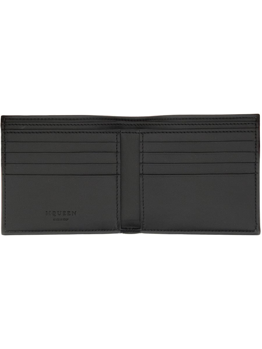 Alexander Mcqueen Men Bifold Wallet "The Skull" ALEXANDER MCQUEEN