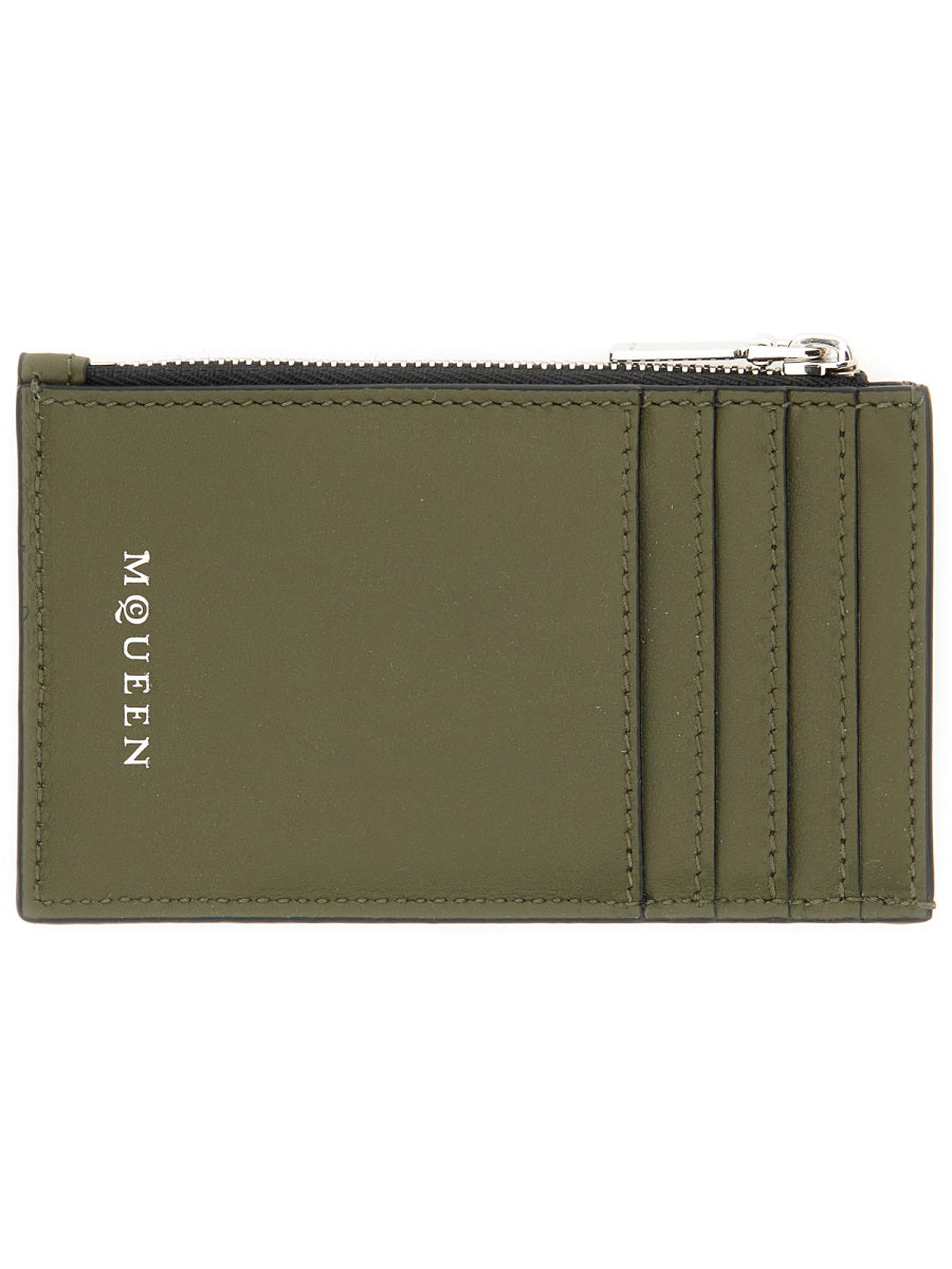Alexander Mcqueen Men Card Holder "Skull" ALEXANDER MCQUEEN