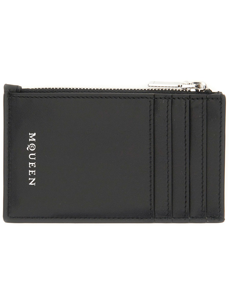 Alexander Mcqueen Men Card Holder "Skull" ALEXANDER MCQUEEN