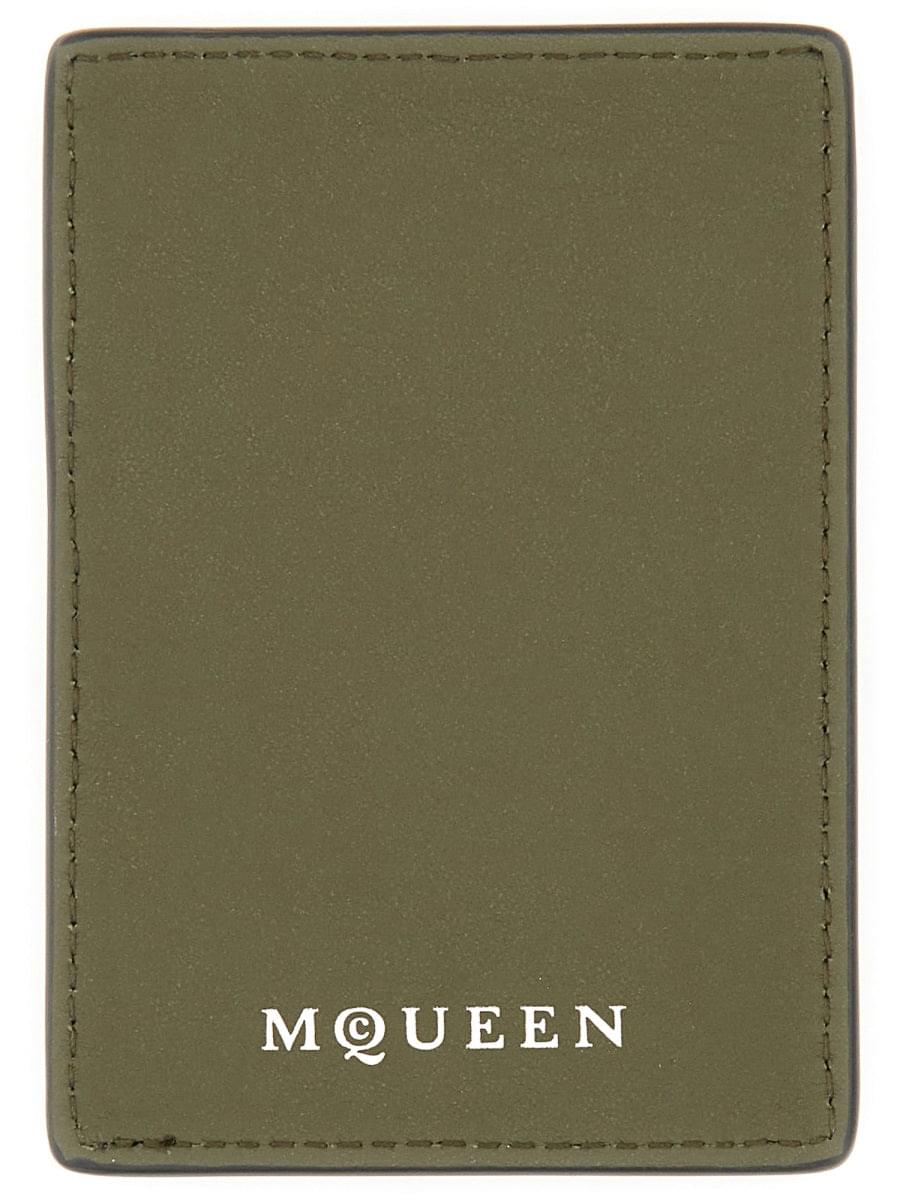 Alexander Mcqueen Men Magnetic Card Holder "Skull" ALEXANDER MCQUEEN