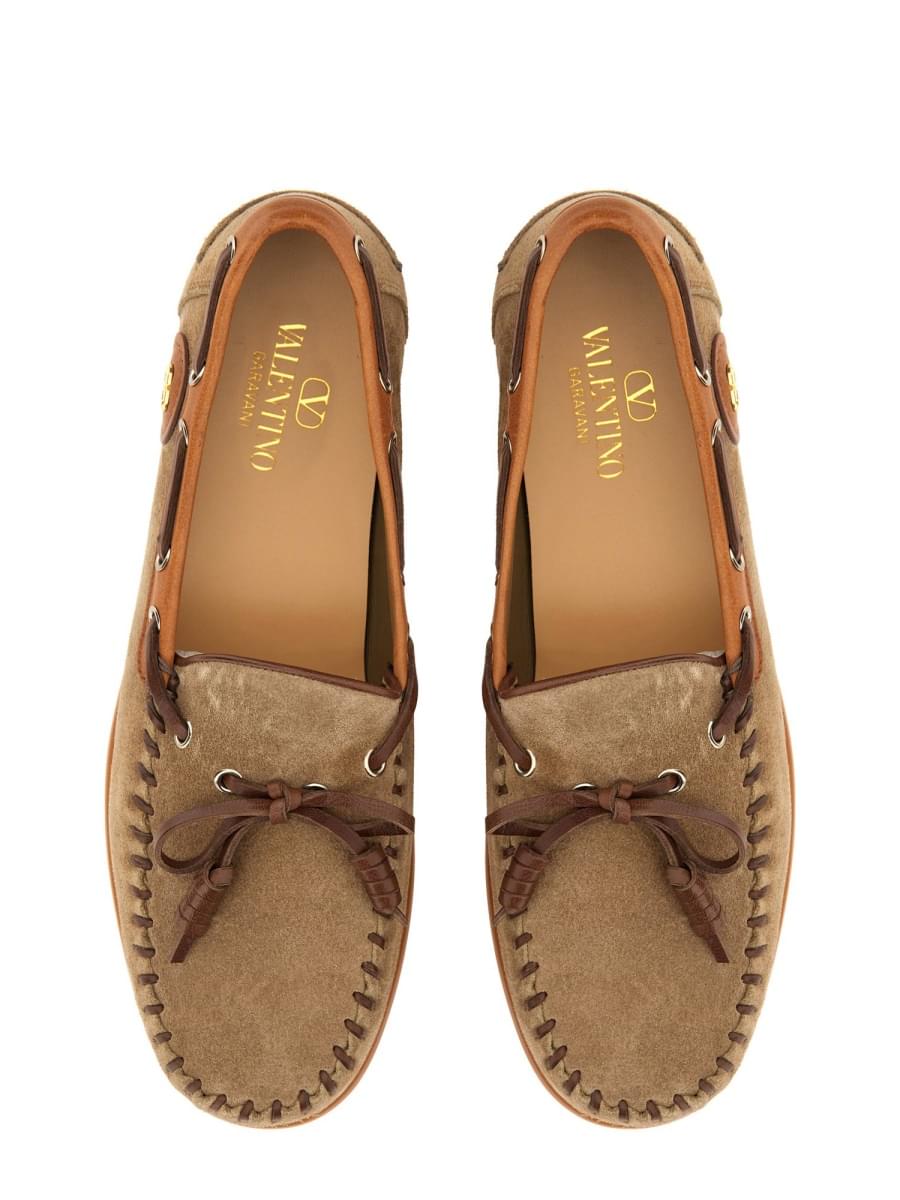 Valentino Garavani Men Valentino Garavani Men "Palm Avenue" Boat Moccasin VALENTINO GARAVANI