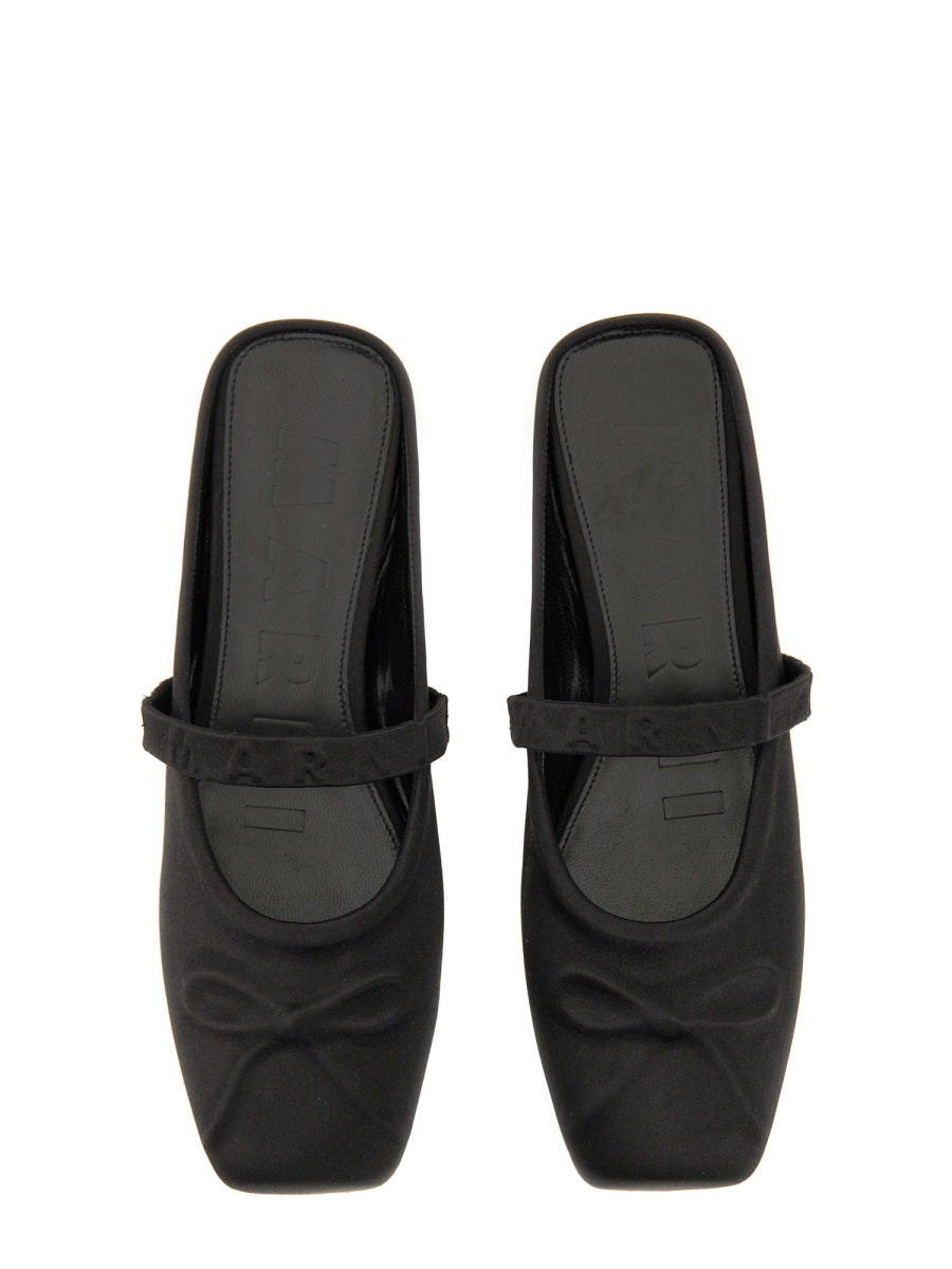 Marni Women Ballerina Sabot "Little Bow MARNI