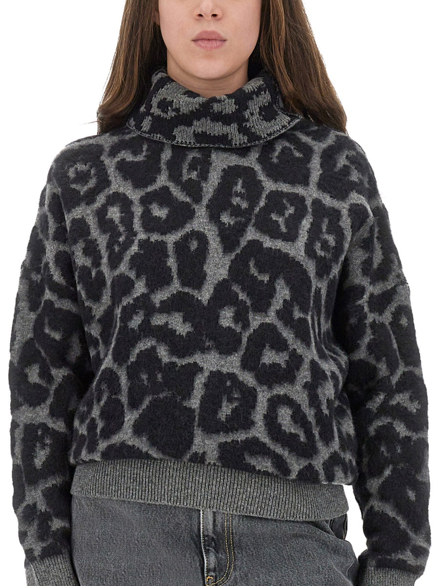 Stella Mccartney Women Wool And Alpaca "Leopard" Sweater STELLA MCCARTNEY