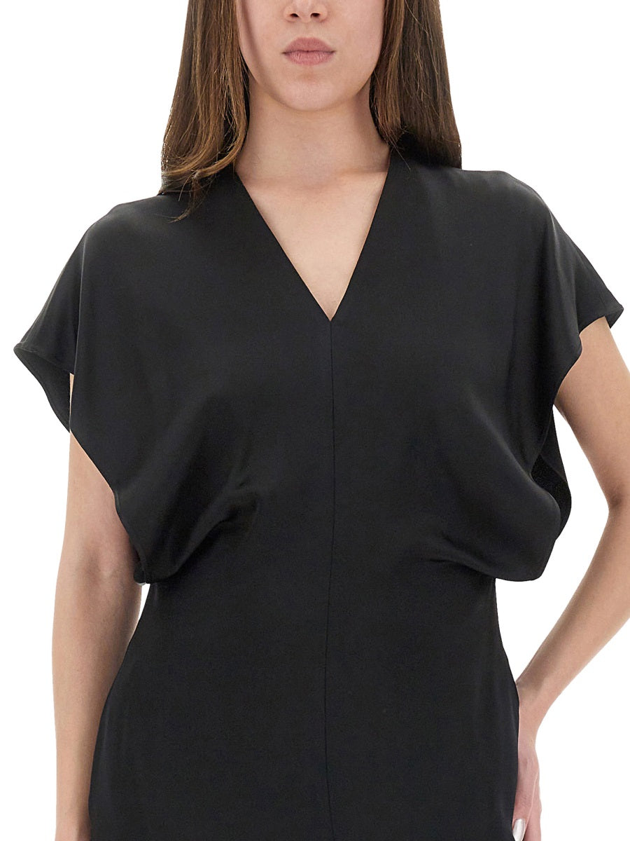 Stella Mccartney Women Midi Dress With Wing Sleeves STELLA MCCARTNEY