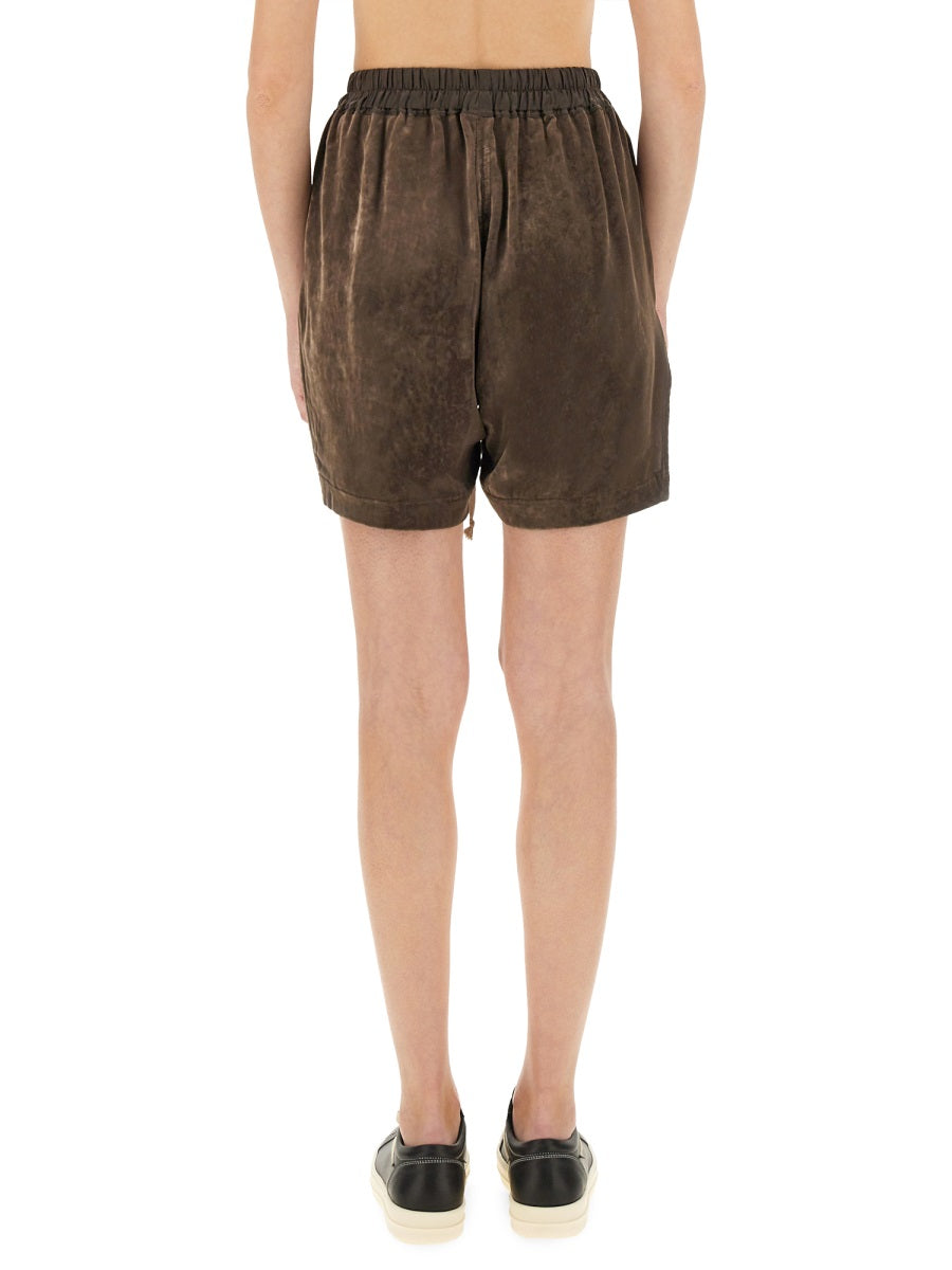 Rick Owens Women Viscose And Cupro Shorts RICK OWENS