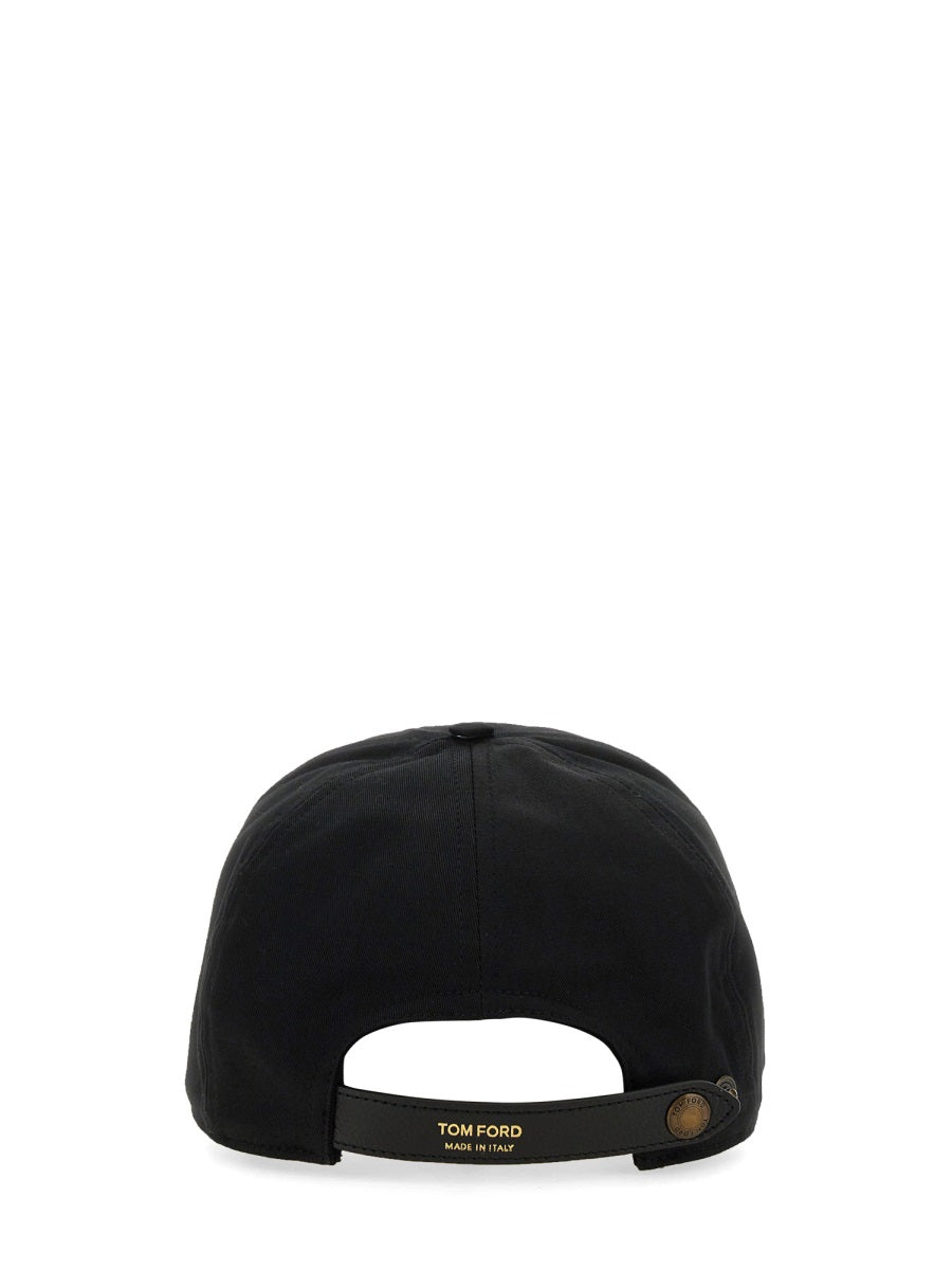 Tom Ford Men Baseball Hat With Logo TOM FORD