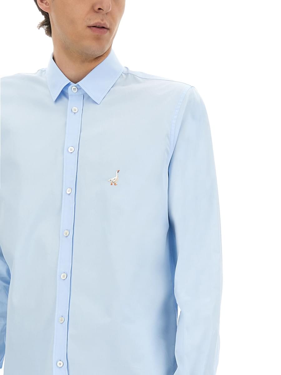 Moschino Men Cotton Poplin Shirt MOSCHINO
