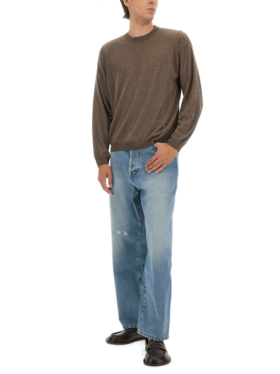 Moschino Men Wool And Silk Pullover MOSCHINO