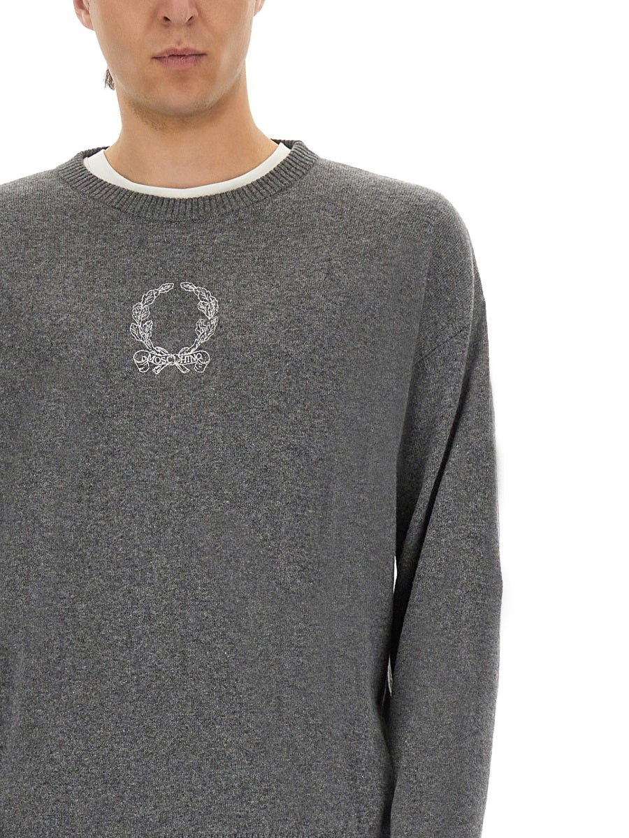 Moschino Men Wool And Cashmere Pullover MOSCHINO