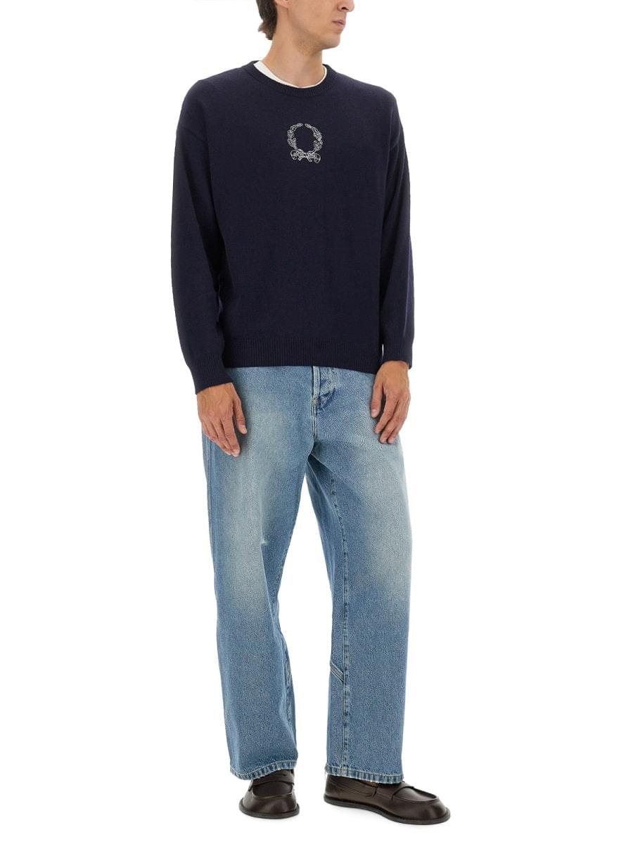 Moschino Men Wool And Cashmere Pullover MOSCHINO