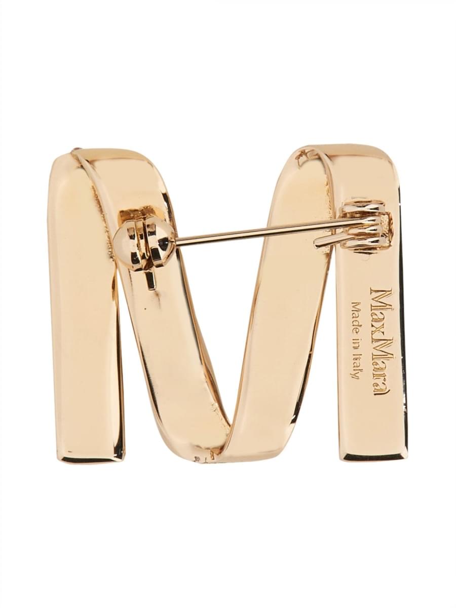 Max Mara Women Brooch With Logo MAX MARA