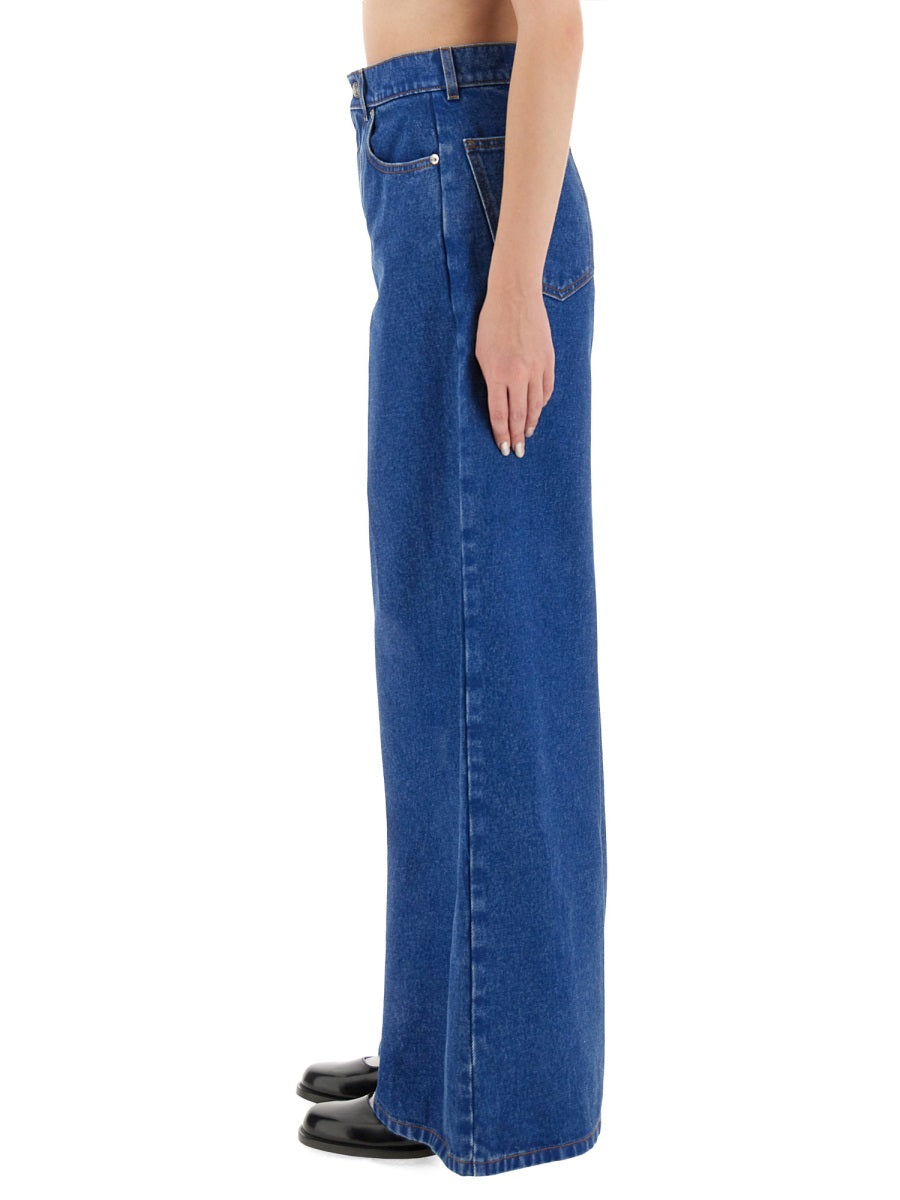 Marni Women Denim Wide Leg Jeans MARNI