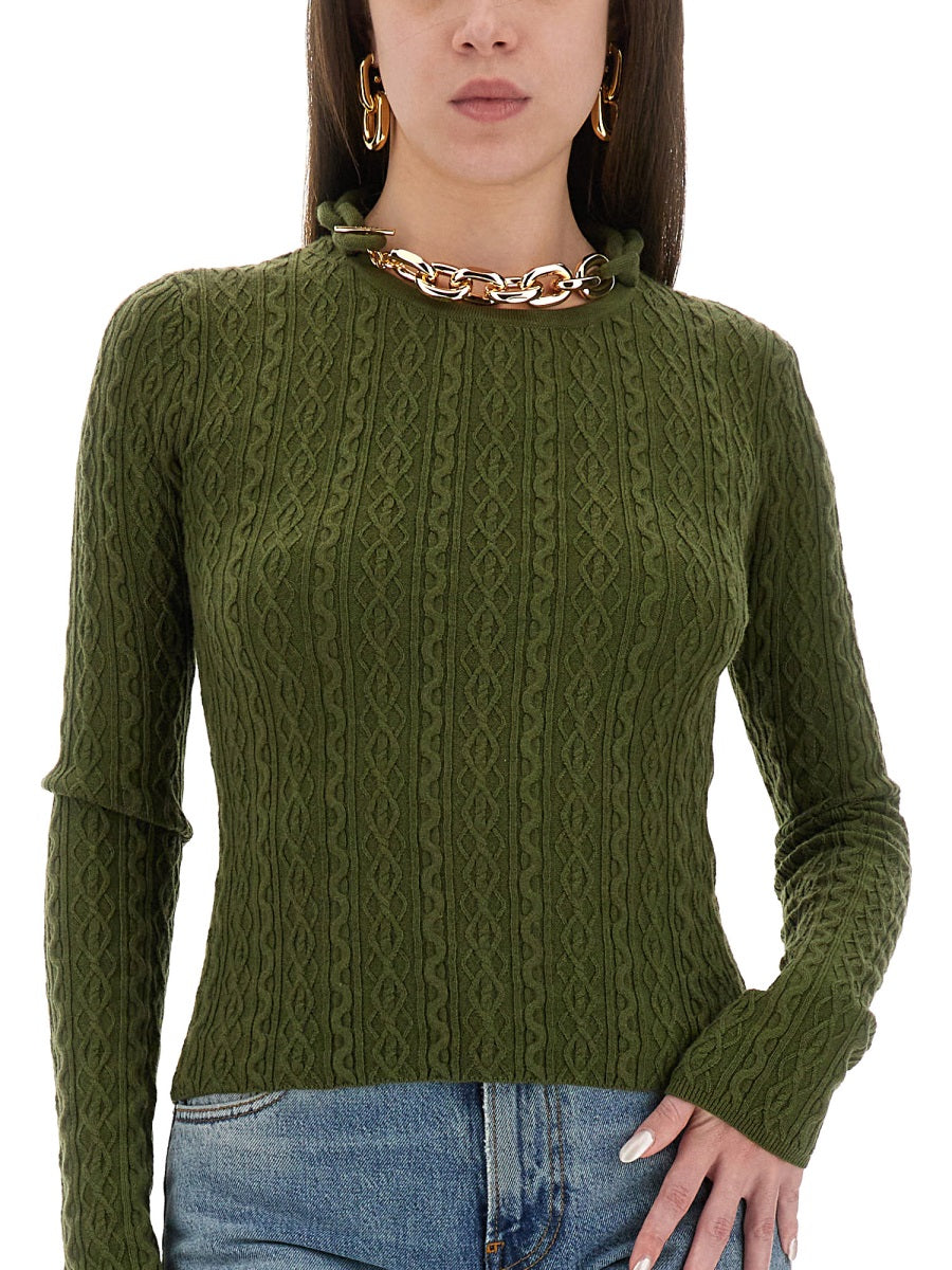 Rabanne Women Wool Jersey. PACO RABANNE