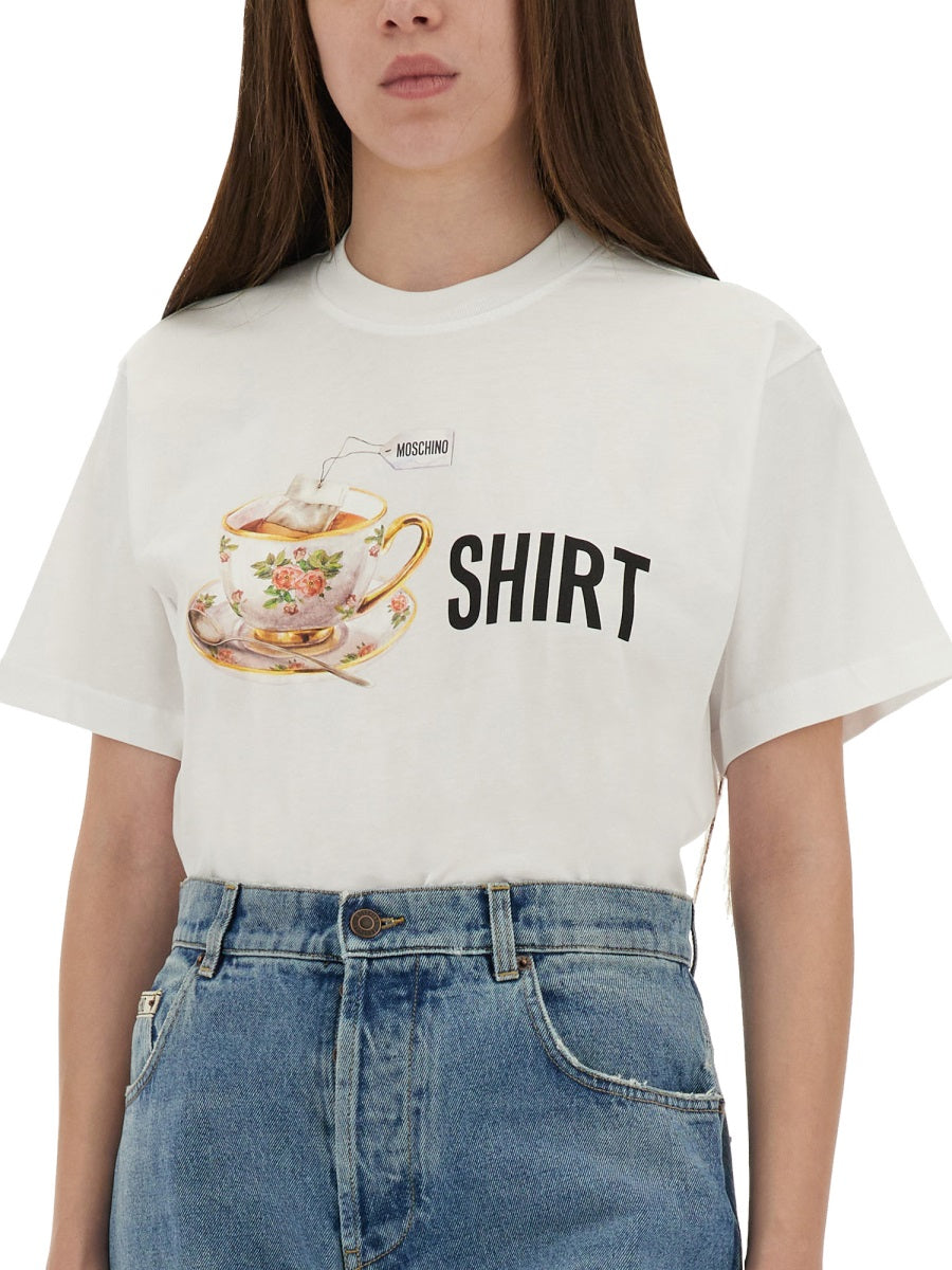 Moschino Women T-Shirt With Print MOSCHINO