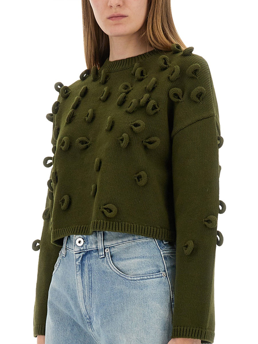 Jw Anderson Women Loop Cropped Jersey J.W. ANDERSON