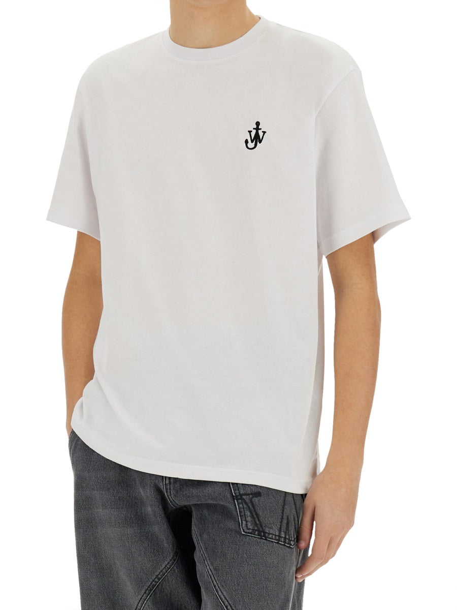 Jw Anderson Men "Anchor" T-Shirt J.W. ANDERSON