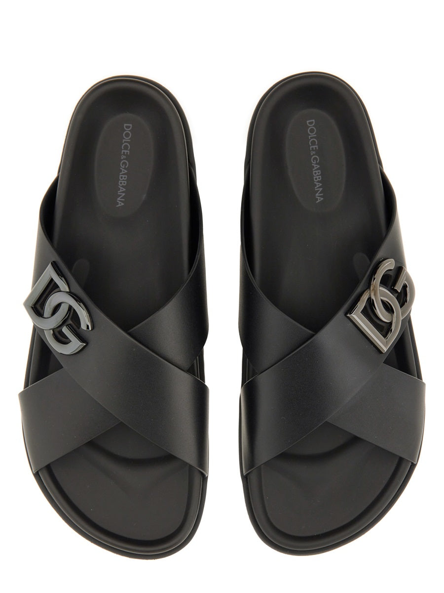 Dolce & Gabbana Men Calfskin Sandal DOLCE & GABBANA